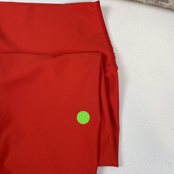 Carbon 38 Leggings Women's Size Medium Red Poly Stretch Activewear‎ Stretch - Picture 7 of 9